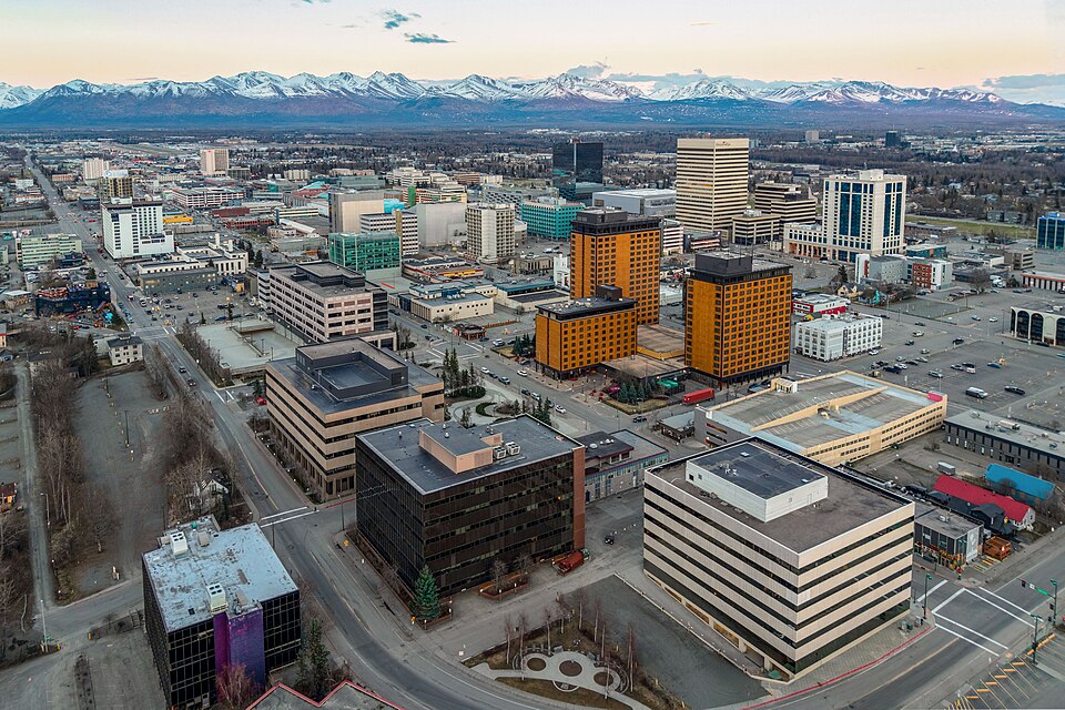 Anchorage, AK: Anchorage, Alaska skyline