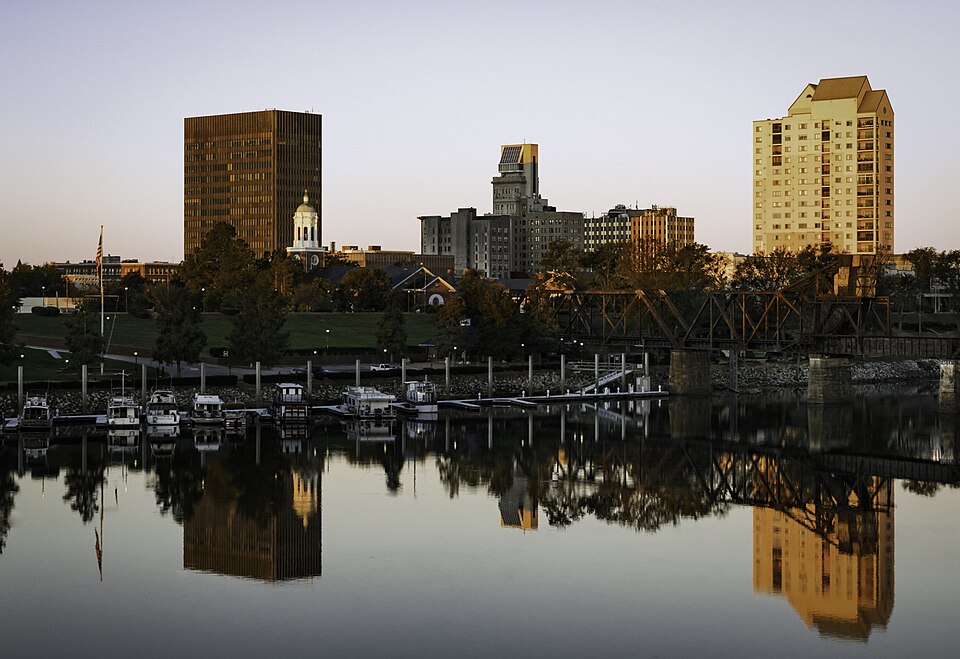 Augusta, GA: Augusta, GA Downtown Skyline 2017