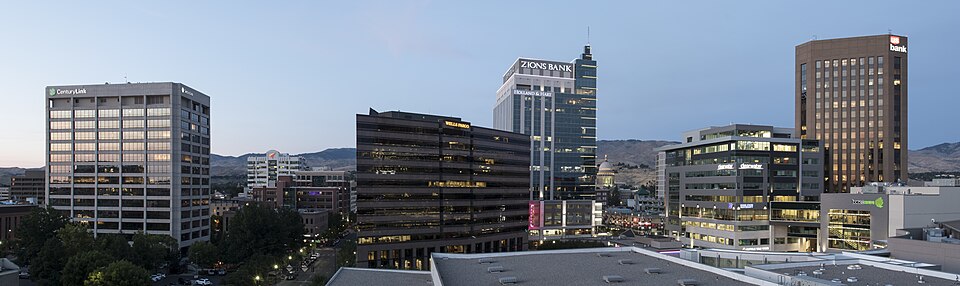 Boise, ID: Boise Downtown Panoramic