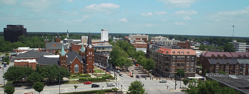 Fayetteville, NC: Fayetteville, NC Downtown Skyline
