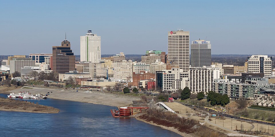 Memphis, TN: Skyline of Memphis, TN