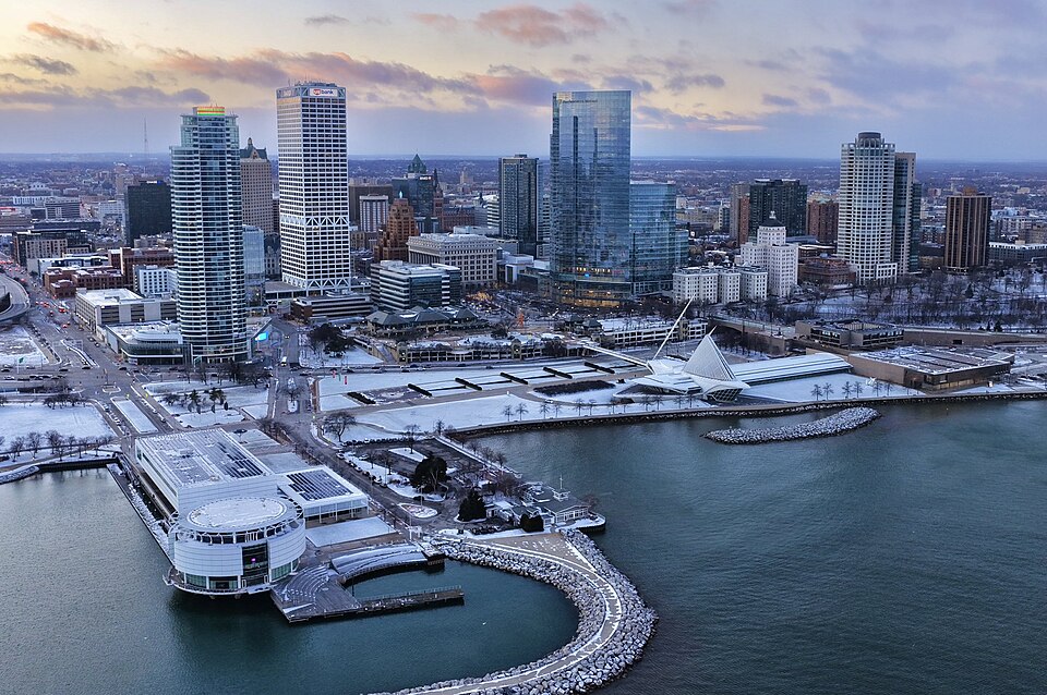 Milwaukee, WI: Milwaukee Skyline w New NW Mutual Building 2025 by Isaac Rowlett