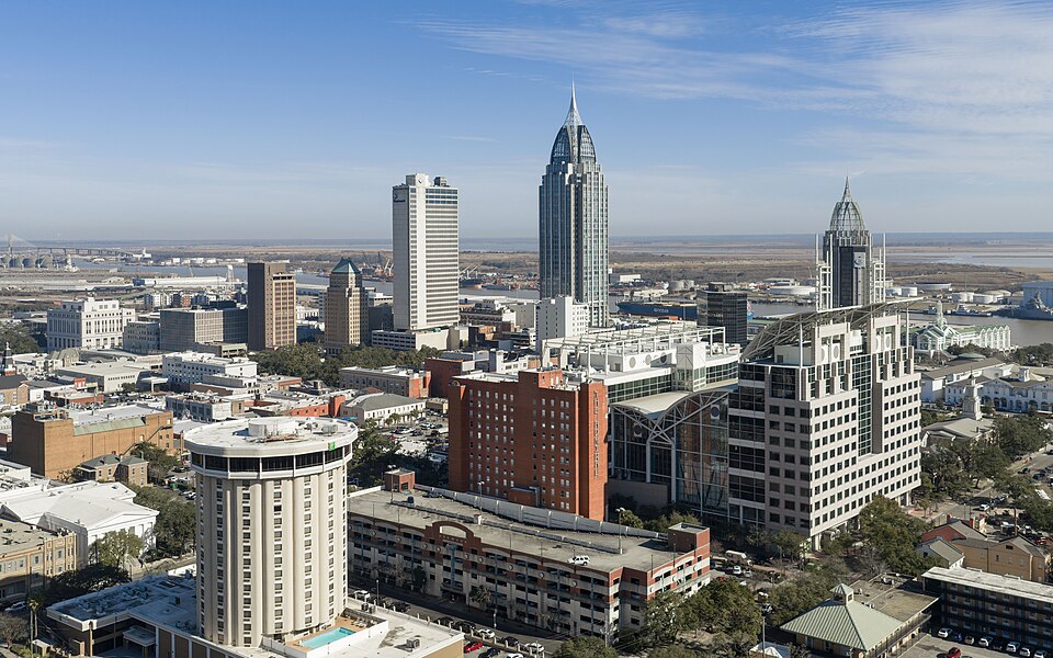 Mobile, AL: Mobile, Alabama skyline