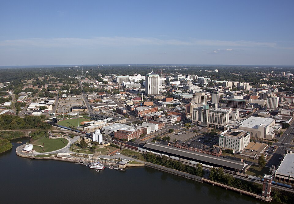 Montgomery, AL: Aerial view of Montgomery, Alabama LCCN2011646683