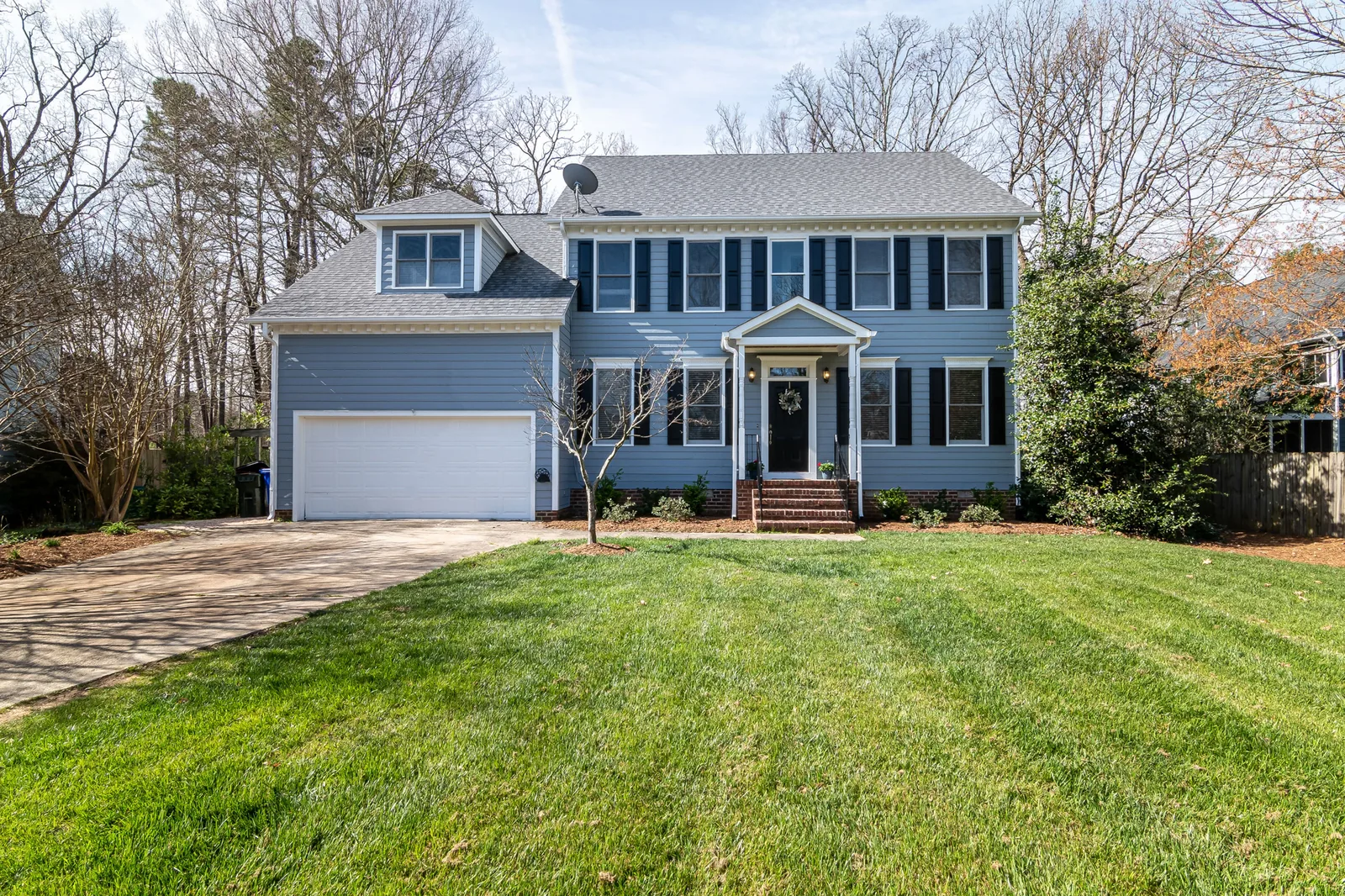Two-story comparable rental home exterior